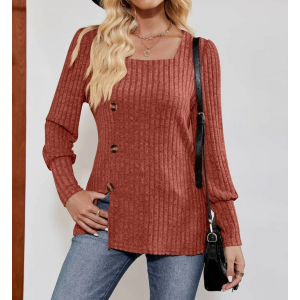 Fashion Canberra I Milea Chic Top With Square Collar