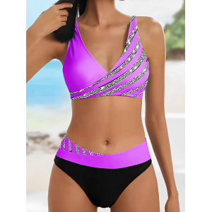 Fashion Canberra I Dalila Vibrant Striped Bikini Set