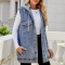 Fashion Canberra I Ada Hooded Denim Vest