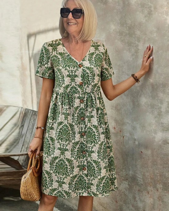Fashion Canberra I Camila Short Sleeve Vintage Dress