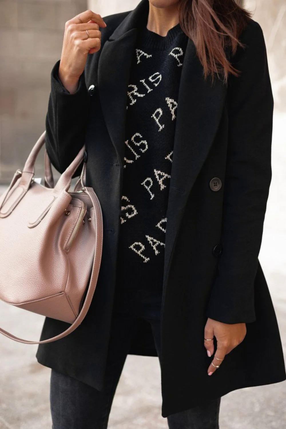 Fashion Canberra I Elia Classic Double-Breasted Coat