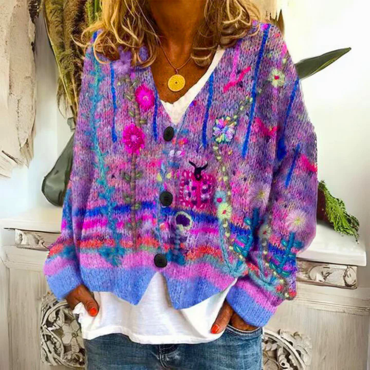 Fashion Canberra I Roxanne Cozy and Colorful Knitted Sweater