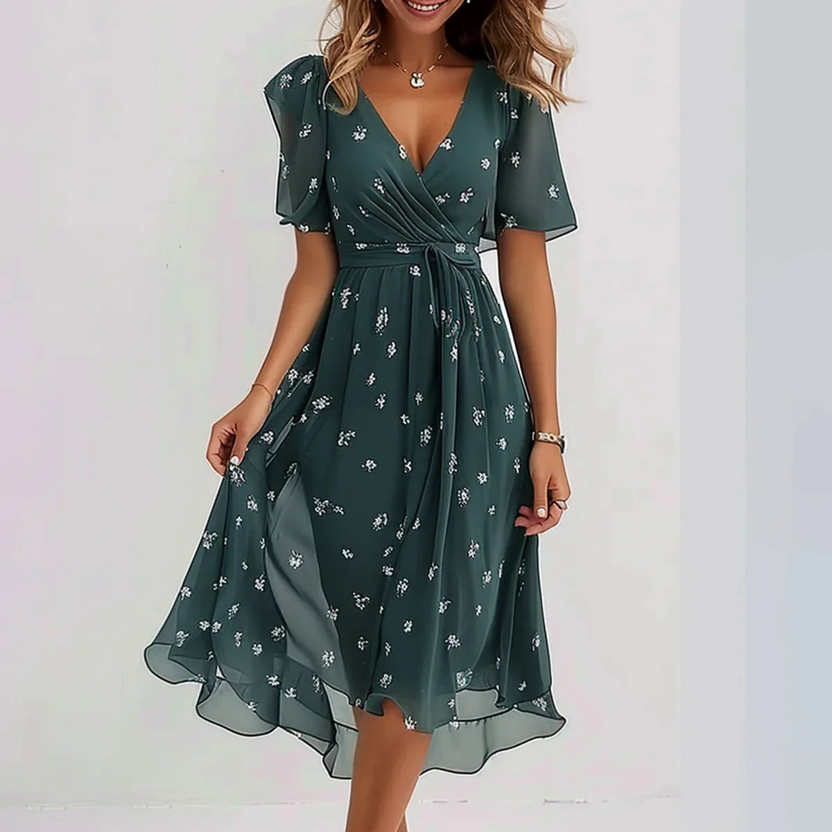 Fashion Canberra | Rosa Abstract Midi Dress