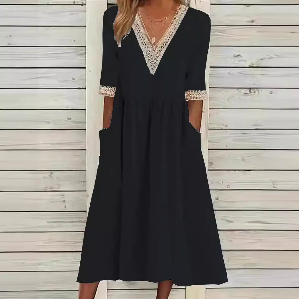 Fashion Canberra I Marila V-Neck Midi Dress