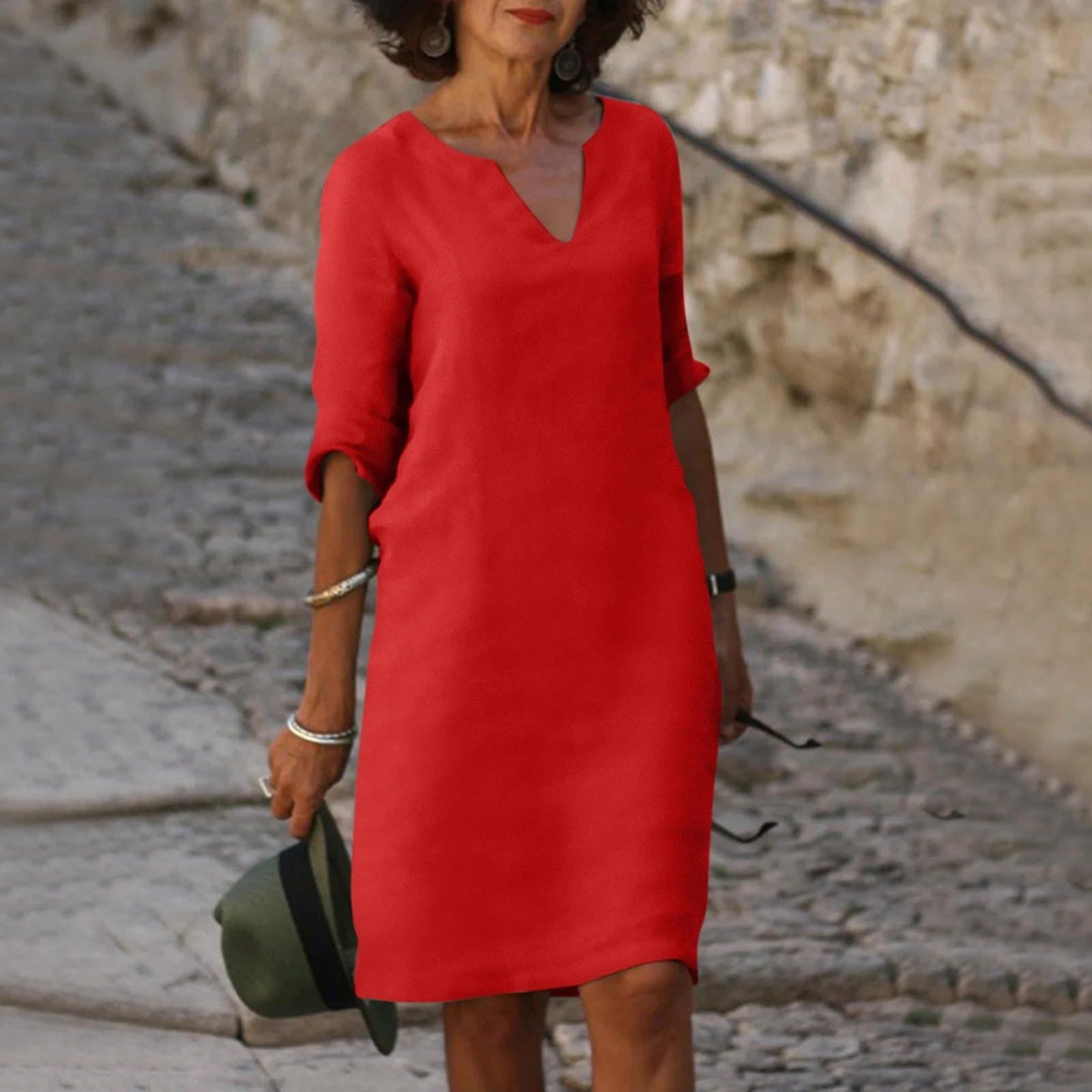 Fashion Canberra I Harper Timeless V-neck Dress