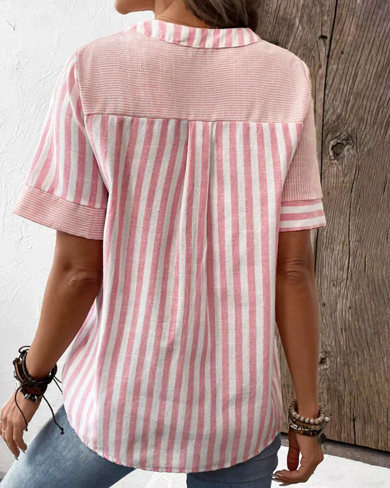 Fashion Canberra I Bianca Blouse With Unique Print