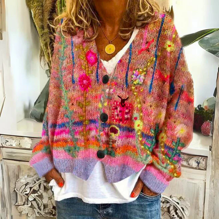 Fashion Canberra I Roxanne Cozy and Colorful Knitted Sweater